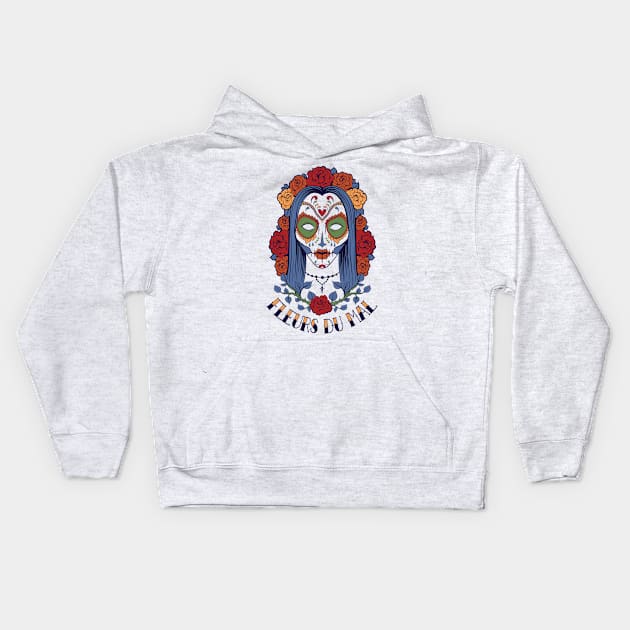 Fleurs Du Mal Kids Hoodie by Designious